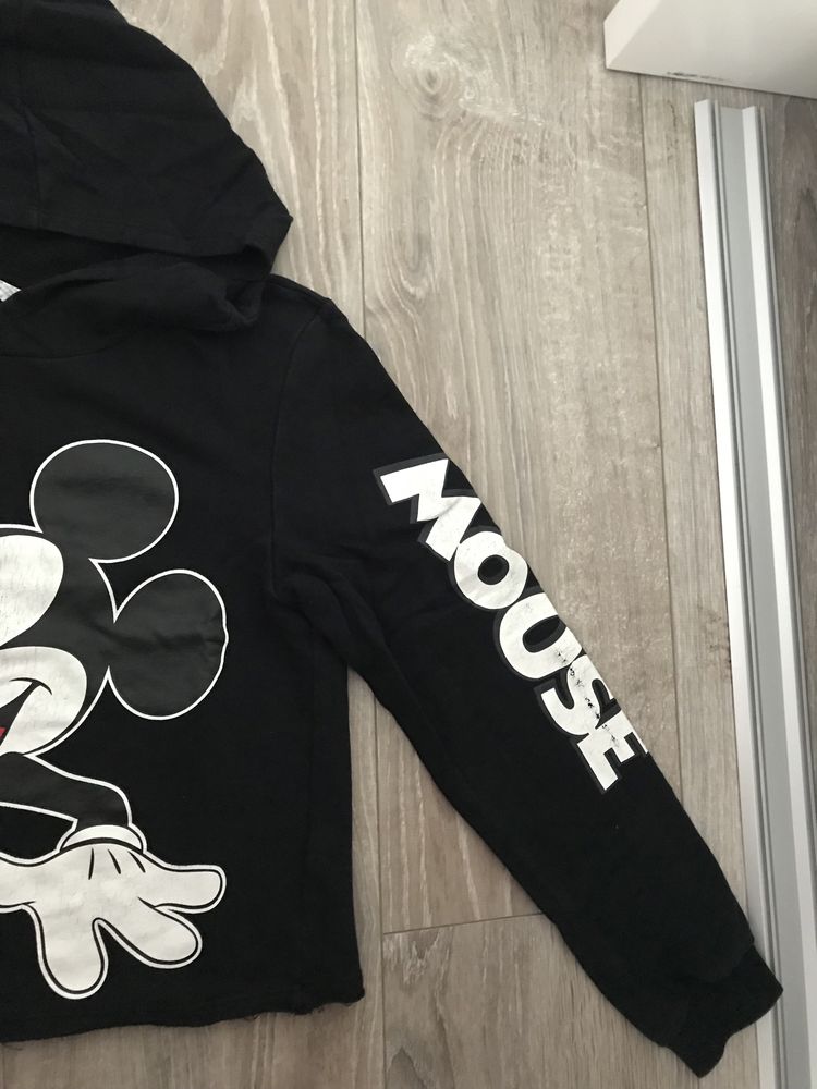 Hanorac H&M cropped cu Mickey nr.158-164