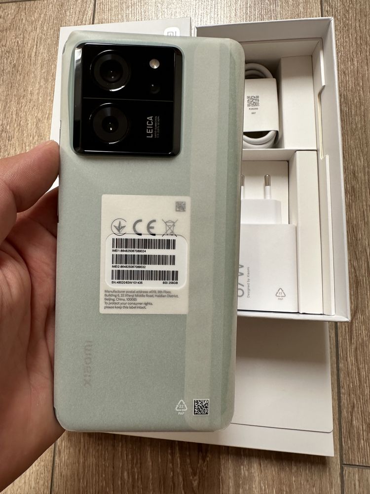 Xiaomi 13T de 256Gb, 5G, Meadow Green, nou, bypass
