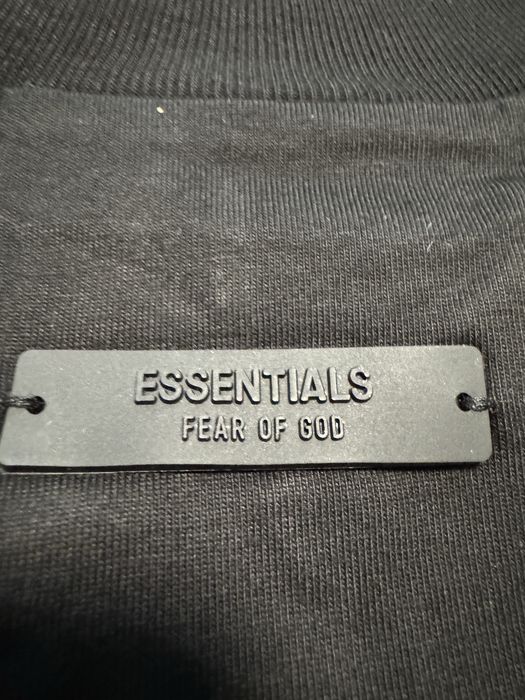Fear of God "Essentials" Black T-shirt