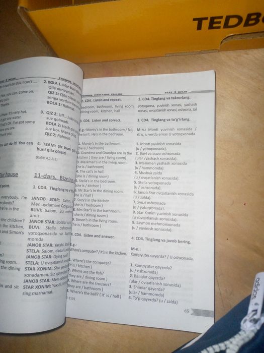 Tedbook ingliz tilini oʻrganish uchun kitob