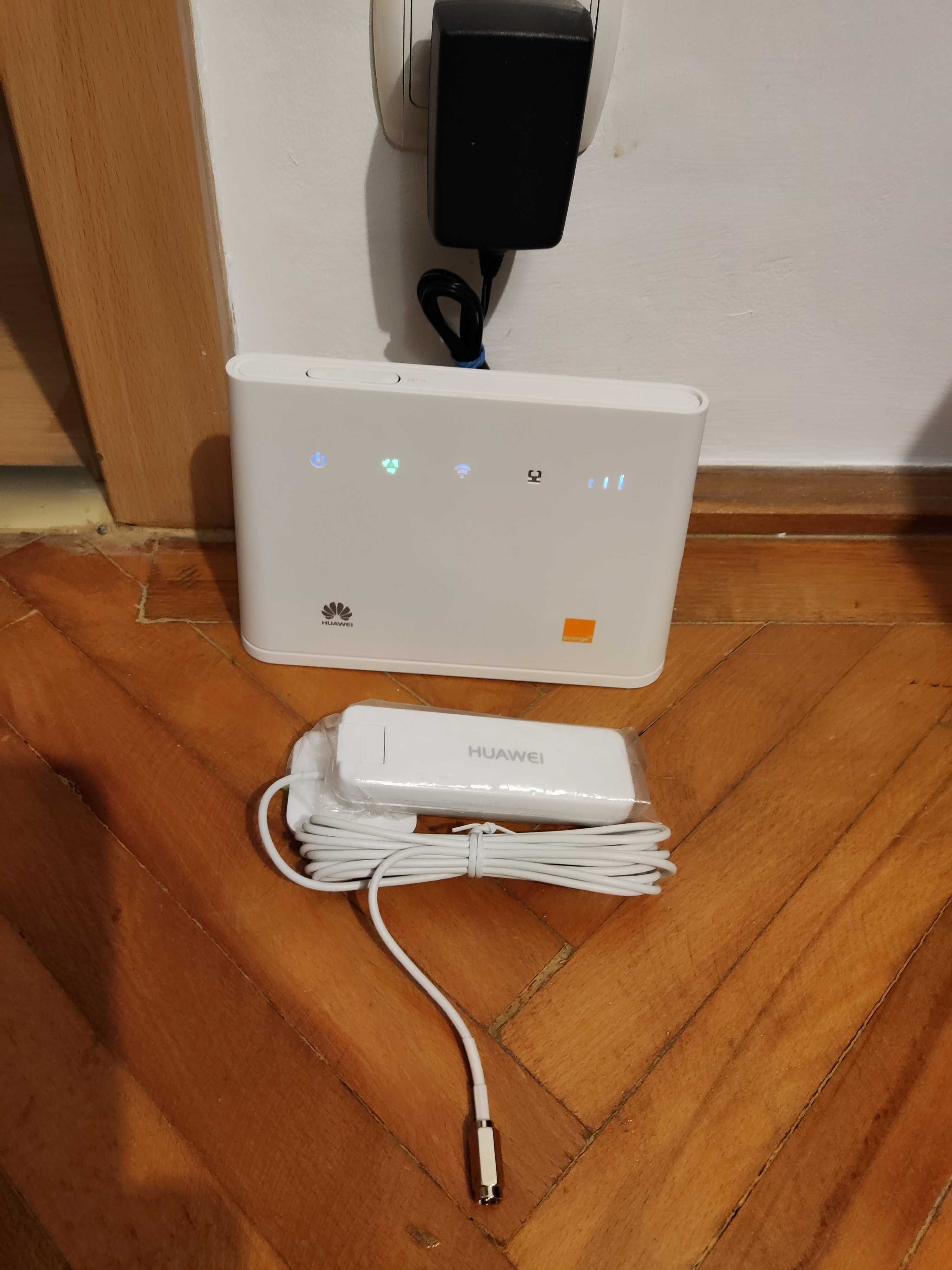 Router 4G Huawei b310 cu cartela și antena pentru camere video necodat