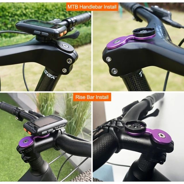 Suport aluminiu Garmin Bryton gps ciclocomputer pipa cuveta bicicleta