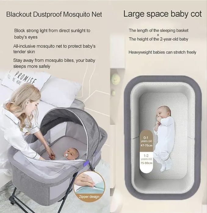 Patut pliabil pentru bebelusi