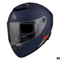Casca moto MT Helmets Thunder 4 SV A7 Albastru Mat, proba in showroom.