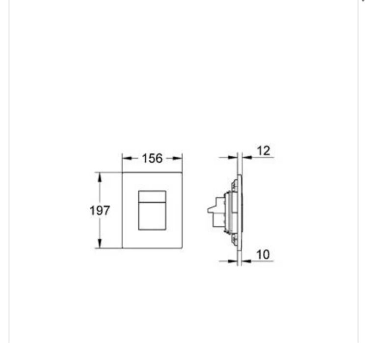 Grohe Skate Cosmopolitan ingropat- Clapetă acționare, crom