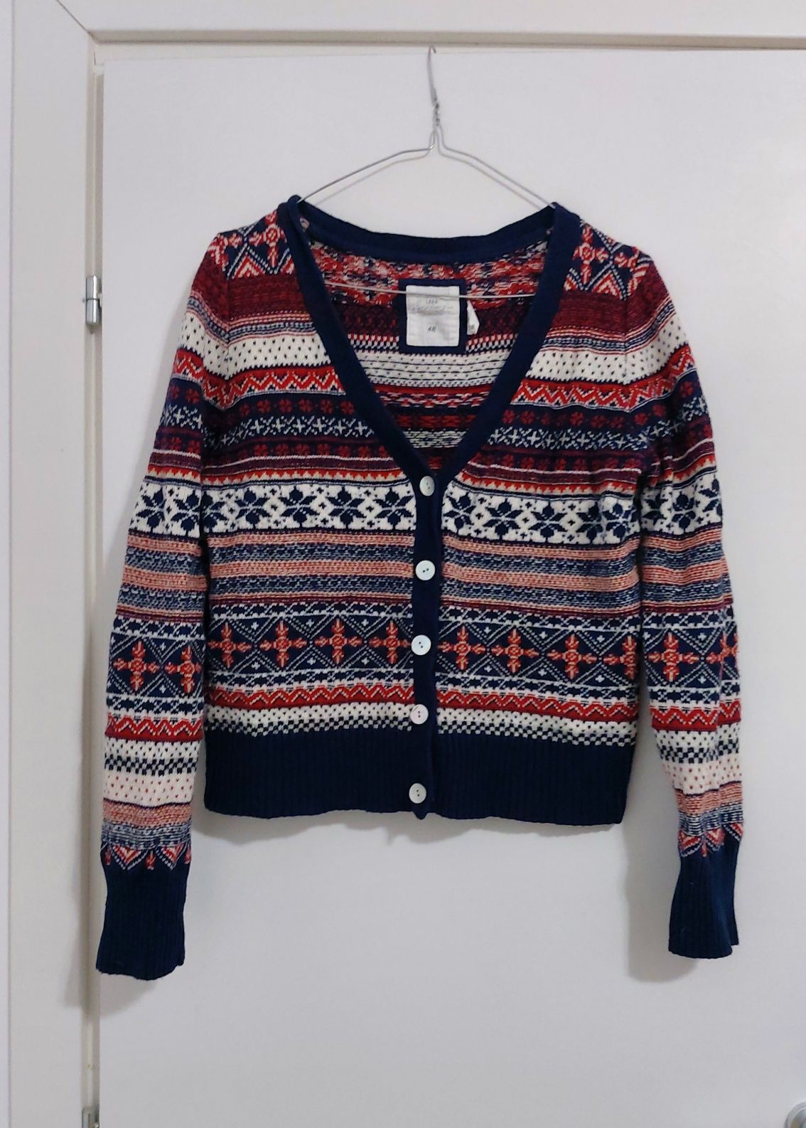 Pulover dama H&M cu angora si bumbac