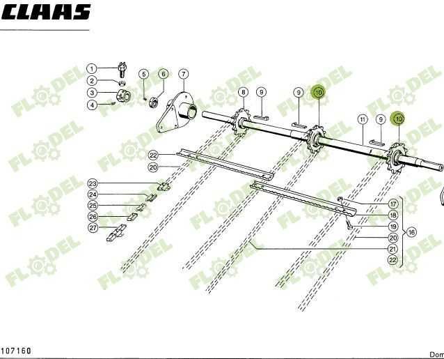 Pinion transportor CLAAS Z9 D45mm 680582