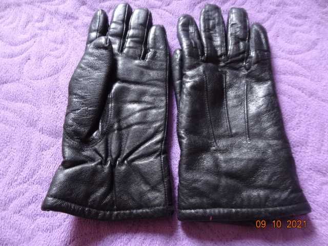 Перчатки мужские из  натуральной кожи, размер 8,5 , на меху