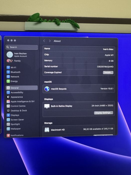 iMac M1 24 inch mac book компютър