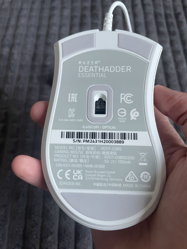 Мишка Razer Deathadder Essential White
