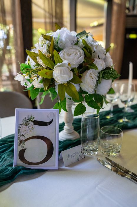 Номера на маси 10/15 см