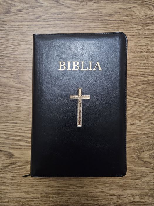 Biblia ediție de lux (fermoar, aurita, index, cuv. Domnului in rosu)