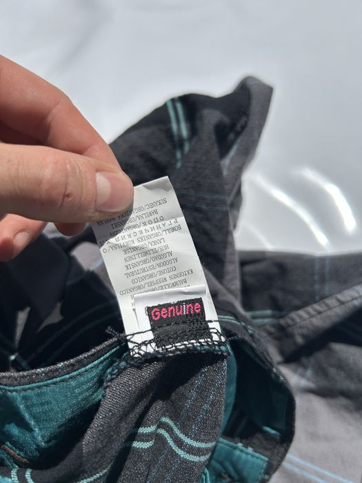 Pantaloni scurti Volcom carouri bumbac organic marime 32