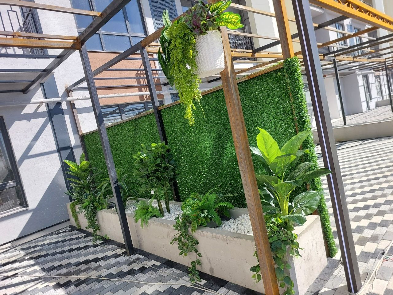 Зелёный забор искусственный/ Yashil sunʼiy devor/ Ekozabor/ GREENWALL