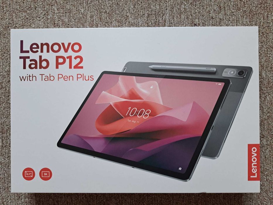 Vand/schimb tableta (noua!) LENOVO P12 + Pen Pro + Husa cu tastatura