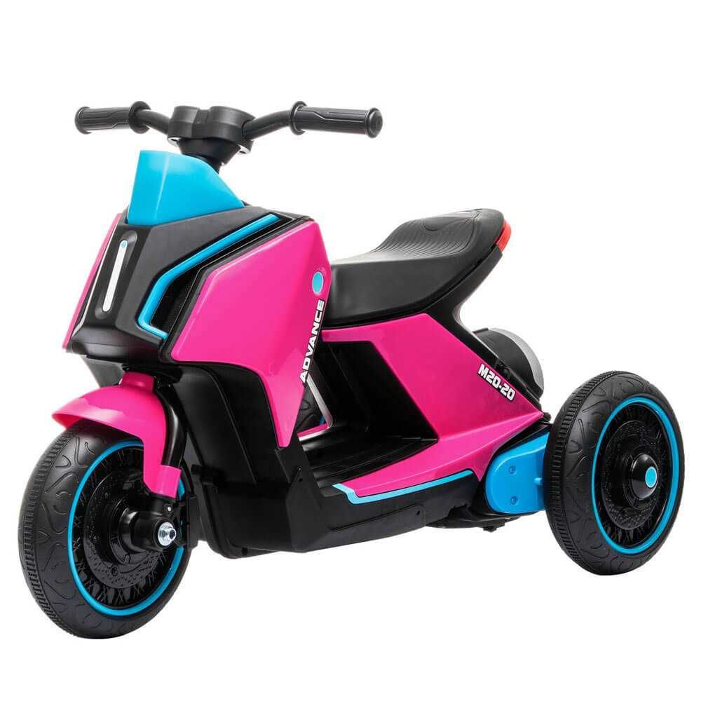 Motocicleta electrica pentru copii 2-4 ani cu 3 roti HL 700-3 #Roz