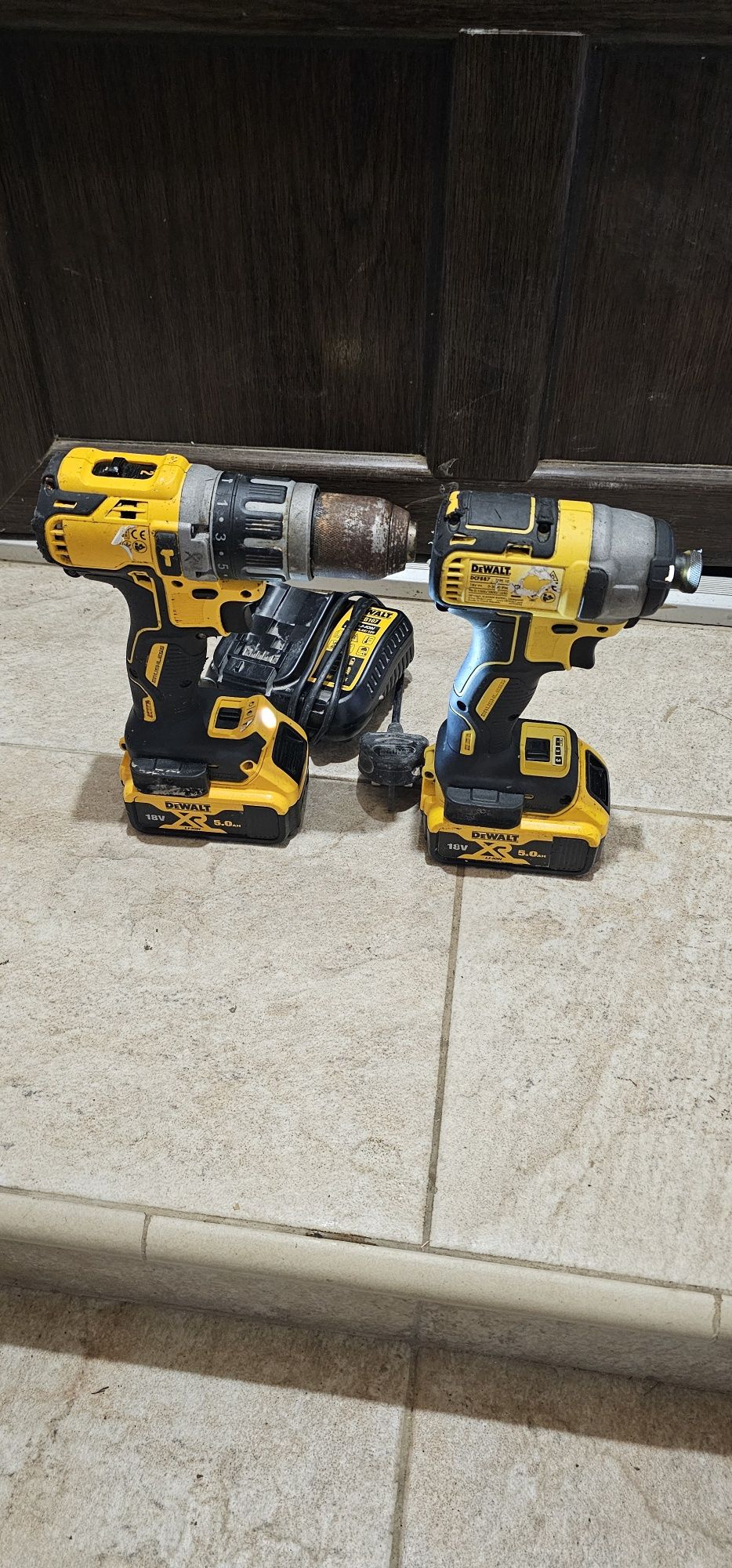 set filetante dewalt brushless