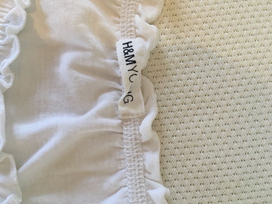 tricoul alb din bumbac H&M