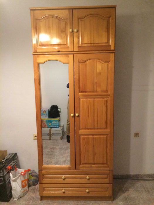 Гардеров масив - бял бор (чам) с настройка 225/90/50 см