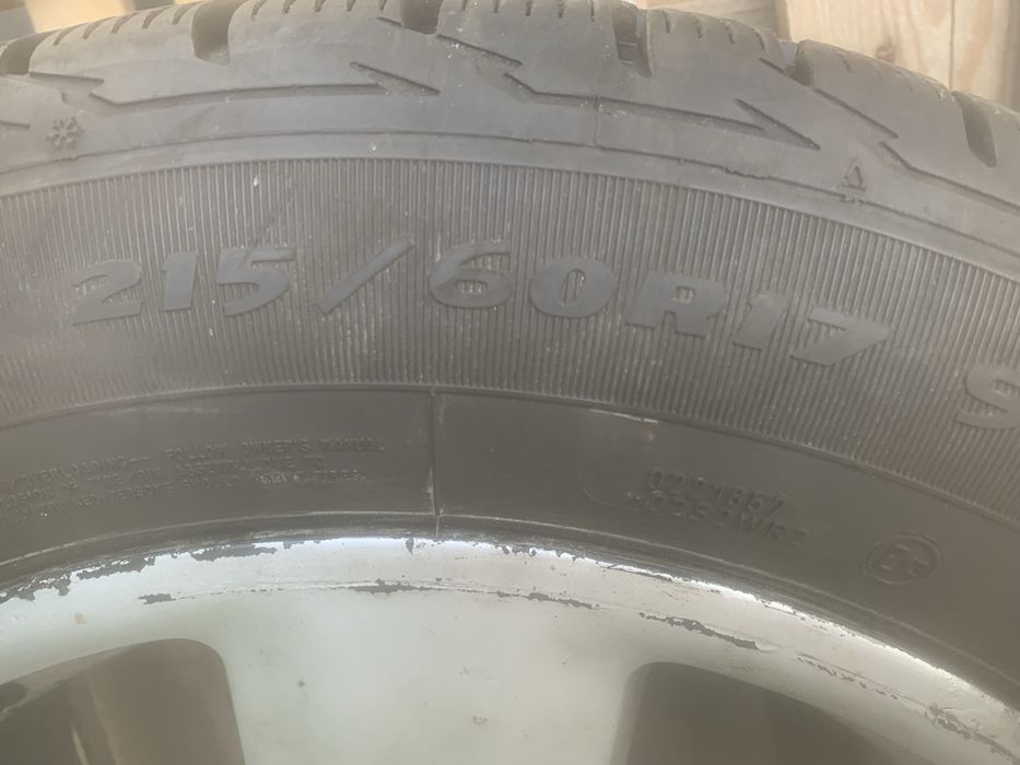 Jante aluminiu R17 cu anvelope Debica Frigo 215/60R17