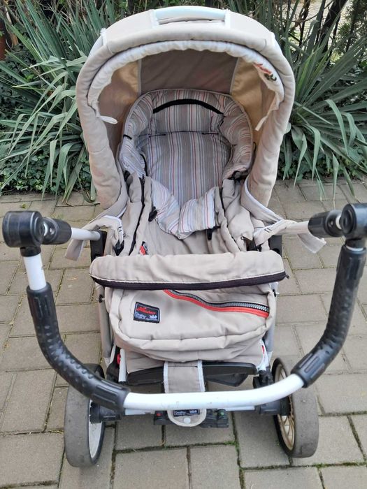 Carut pentru copil, 2 in 1, fabricatie germana Hartan Racer