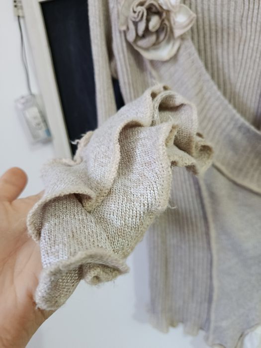 Pulover deosebit mâneci bufante Grifflin Paris mărimea S-M