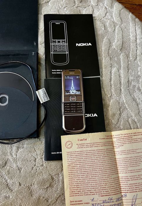 Nokia 8800 есть документы, юзби  состояния хорошое