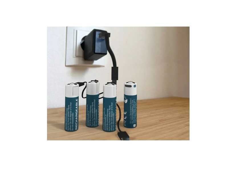 Acumulatori reincarcabili Li-Ion AA 1,5V Litiu Lithium USB C