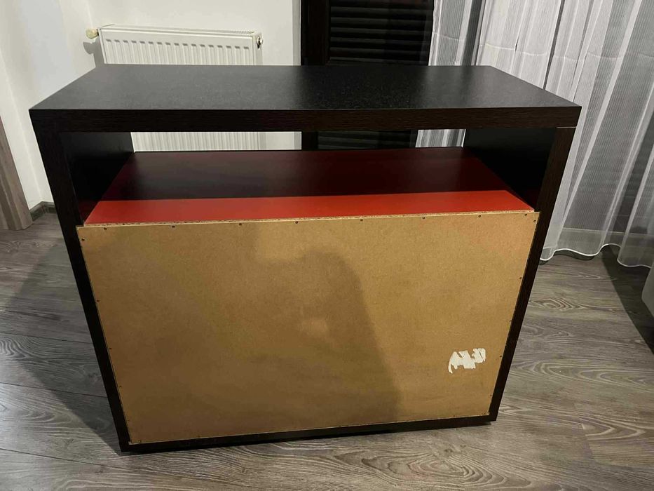 Mobilier cu sertare, spatiu depozitare si blat, in 2 culori