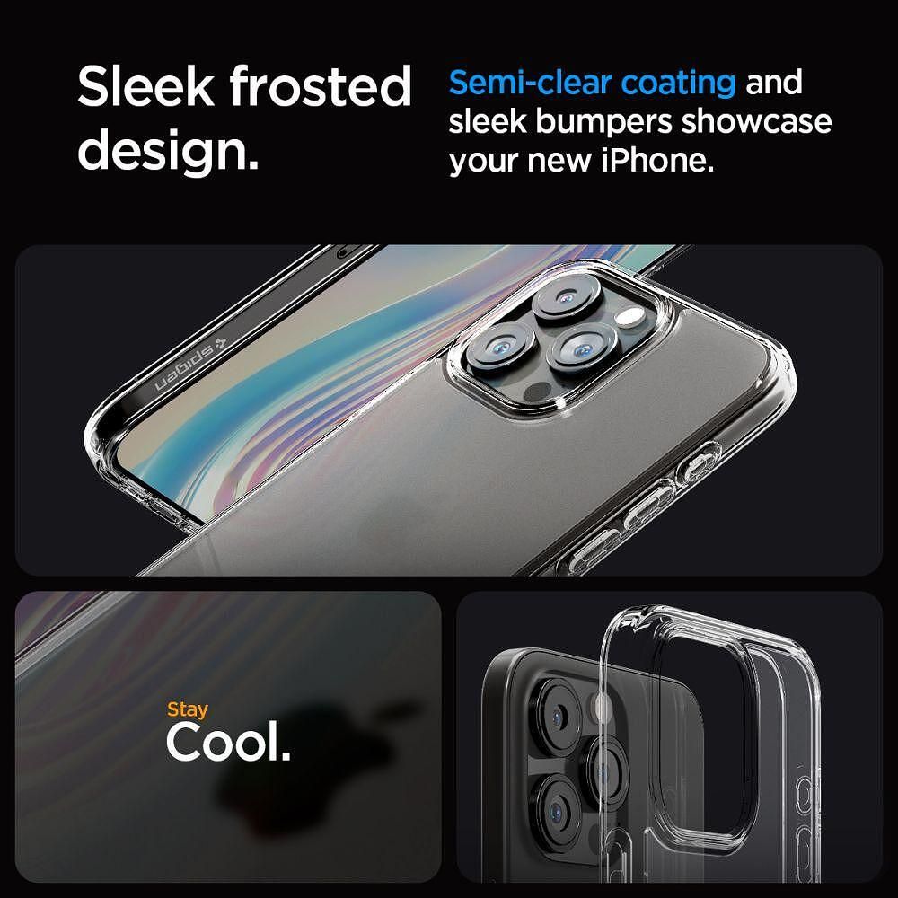Калъф spigen ultra hybrid за iphone 15 pro max frost clear