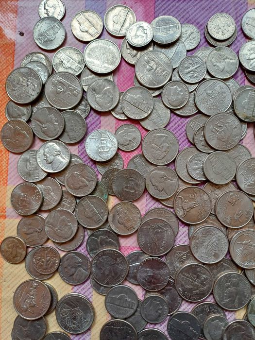 Огромен лот монети САЩ