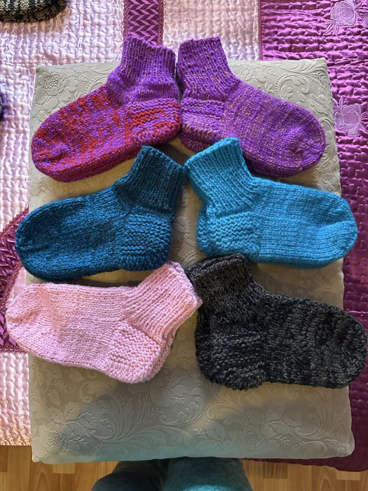 Носки детские вязаные