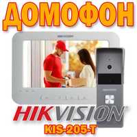 Видео ДОМОФОН Hikvision  KIS 205T Silver