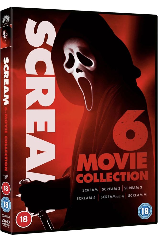 Filme Horror Scream 1-6 DVD Box Set Collection Original si Sigilat