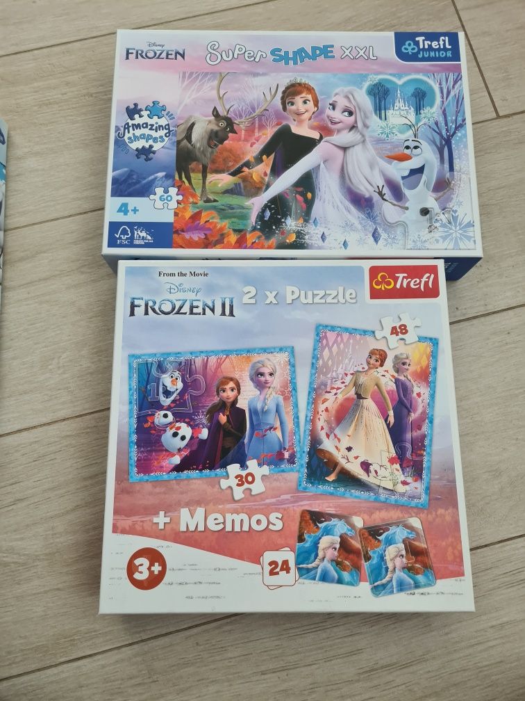 Puzzle-uri Elsa si Anna Frozen