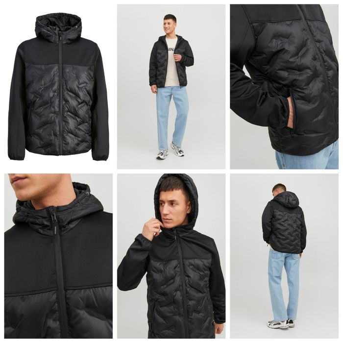 Яке с качулка Jack & Jones M ново мъжко горнище бомбер replay g-star