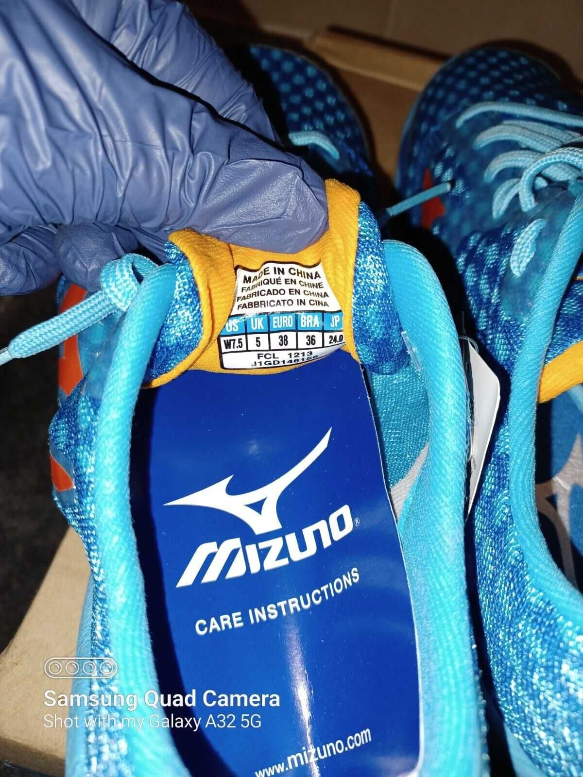 Mizuno wave evo-cursoris ,38 Nomer, Нови