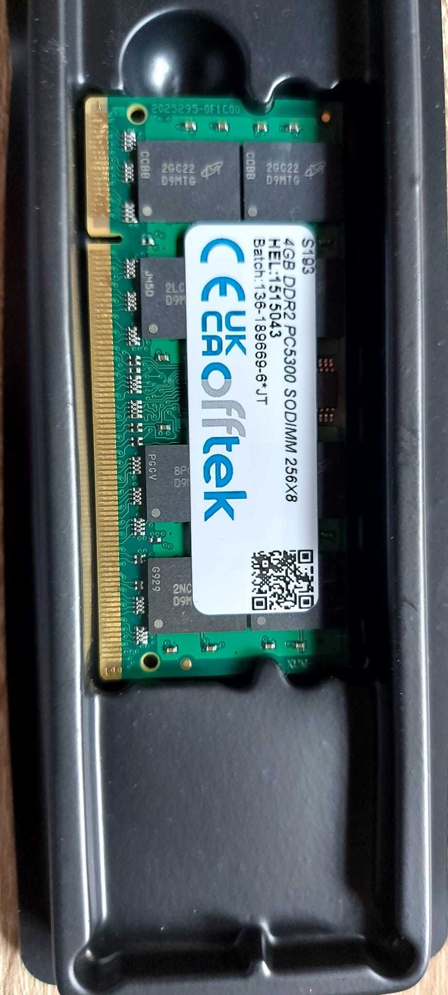 Memorie noua DDR2 PC5300 4GB SODIMM laptop