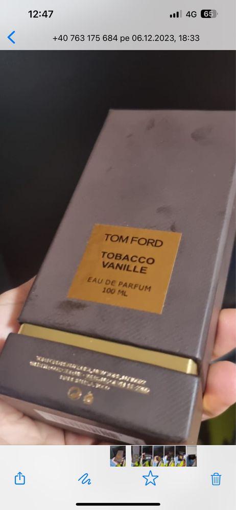 Parfum Tom Ford Vanille Tabacco