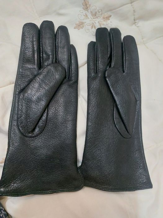 Новые кожаные зимние перчатки