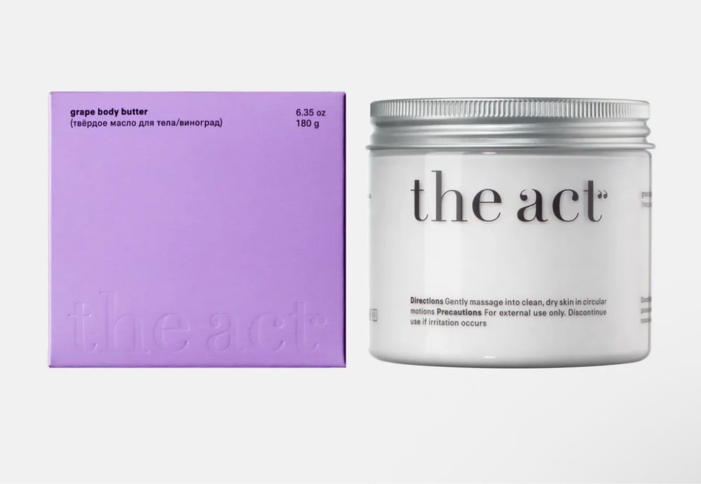 Виноградный Крем баттер для тела от the act