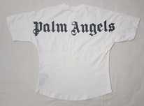 Palm Angels T-Shirt оригинална тениска S памучна бяла фланелка