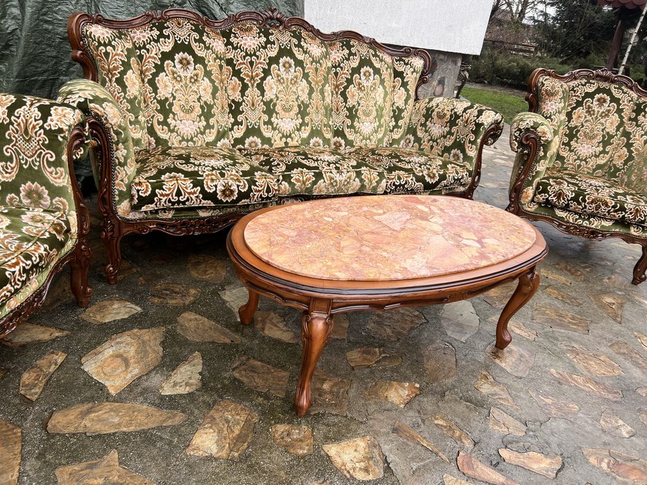 Canapea cu doua fotolii stil Baroc