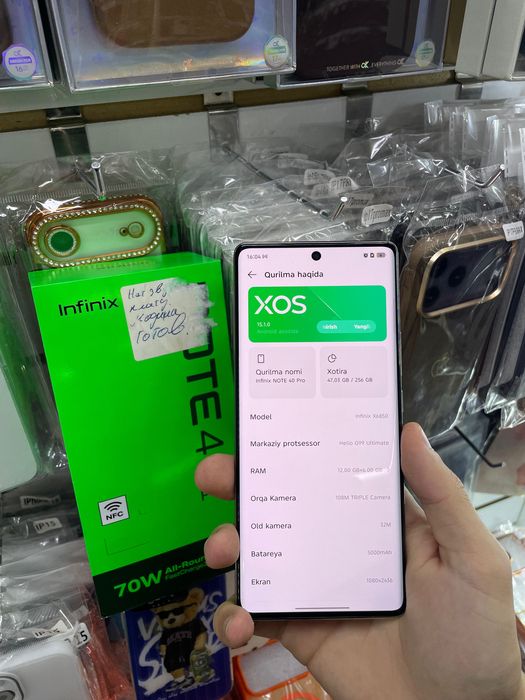 Infinix note 40 pro 256gb ideal