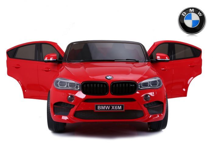 Masinuta electrica Kinderauto BMW X6M 12V XXL PREMIUM #Rosu