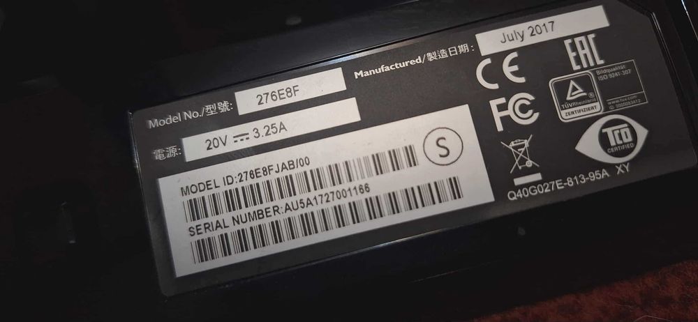 Monitor PC Philips 276E