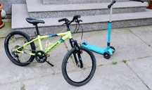 Vând bicicletă şi trotinetă