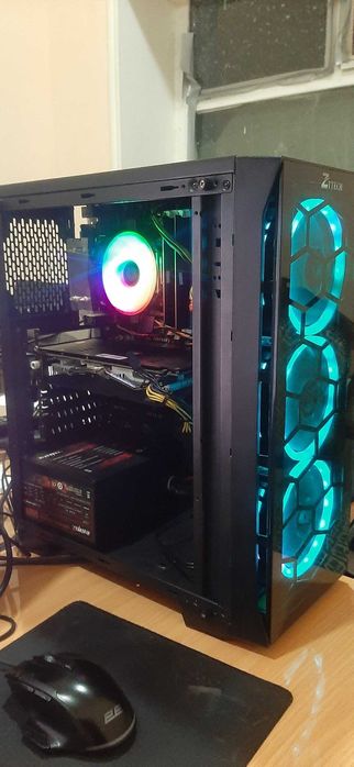 i7-4790 + RX 580 8gb + 16GB RAM + 512GB SSD / Moshniy Gaming RGB PC!