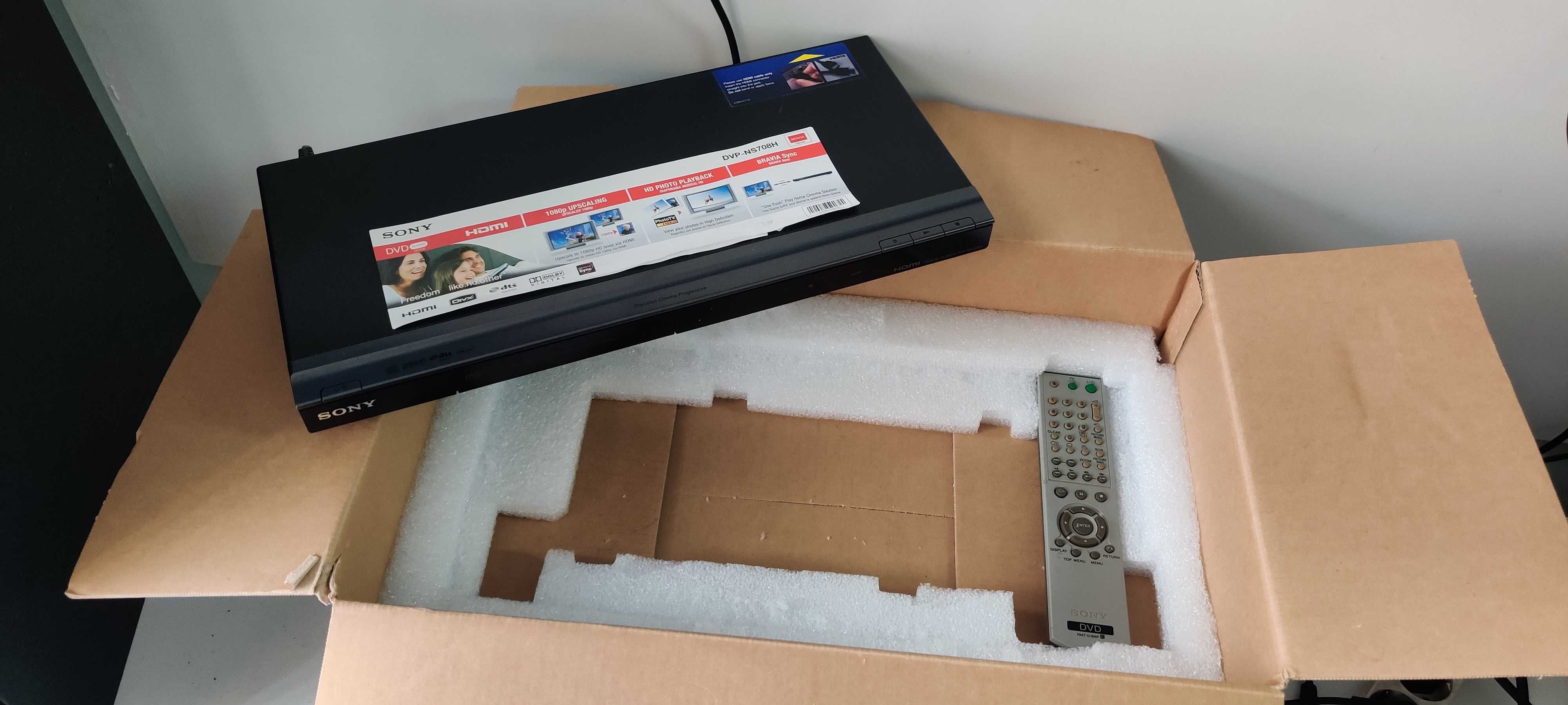Sony DVP NS 708 H muzica filme dvd HDMI in cutie telec muzica