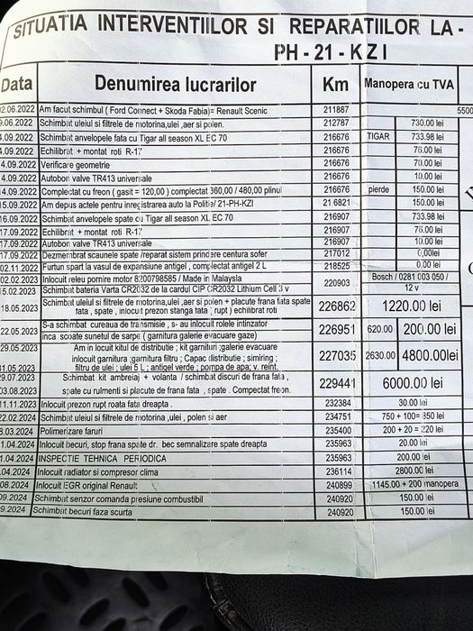 Renault grand scenic bose 7 locuri înmatriculată!